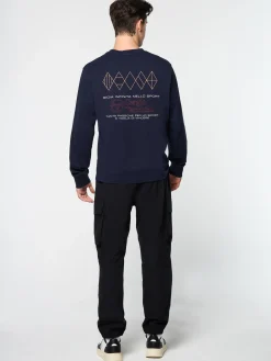 Sergio Tacchini Inverno Long Sleeve T-Shirt- MARITIME BLUE Discount