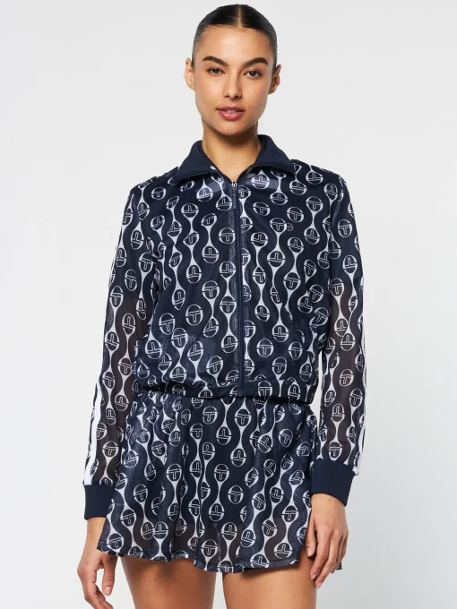 Sergio Tacchini Lesi Mesh Jacket- MARITIME BLUE New