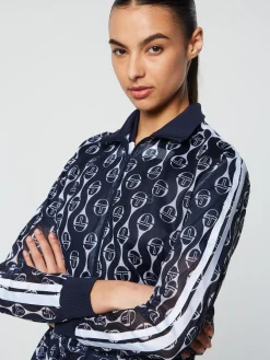 Sergio Tacchini Lesi Mesh Jacket- MARITIME BLUE New