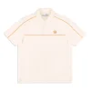 Sergio Tacchini Lioni Velour Polo Archivio- GARDENIA Clearance