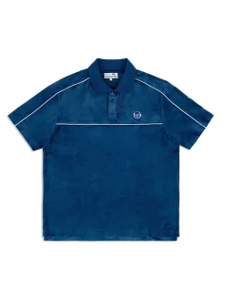 Sergio Tacchini Lioni Velour Polo Archivio- LIMOGES Best