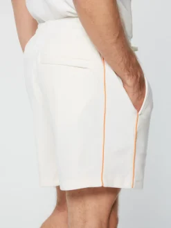 Sergio Tacchini Lioni Velour Short Archivio- GARDENIA Sale