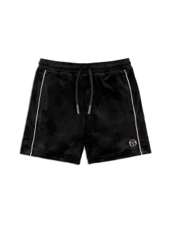 Sergio Tacchini Lioni Velour Short Archivio- BLACK BEAUTY Fashion