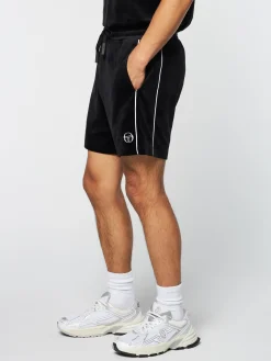 Sergio Tacchini Lioni Velour Short Archivio- BLACK BEAUTY Fashion