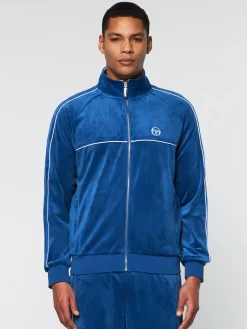 Sergio Tacchini Lioni Velour Track Jacket Archivio- LIMOGES Sale