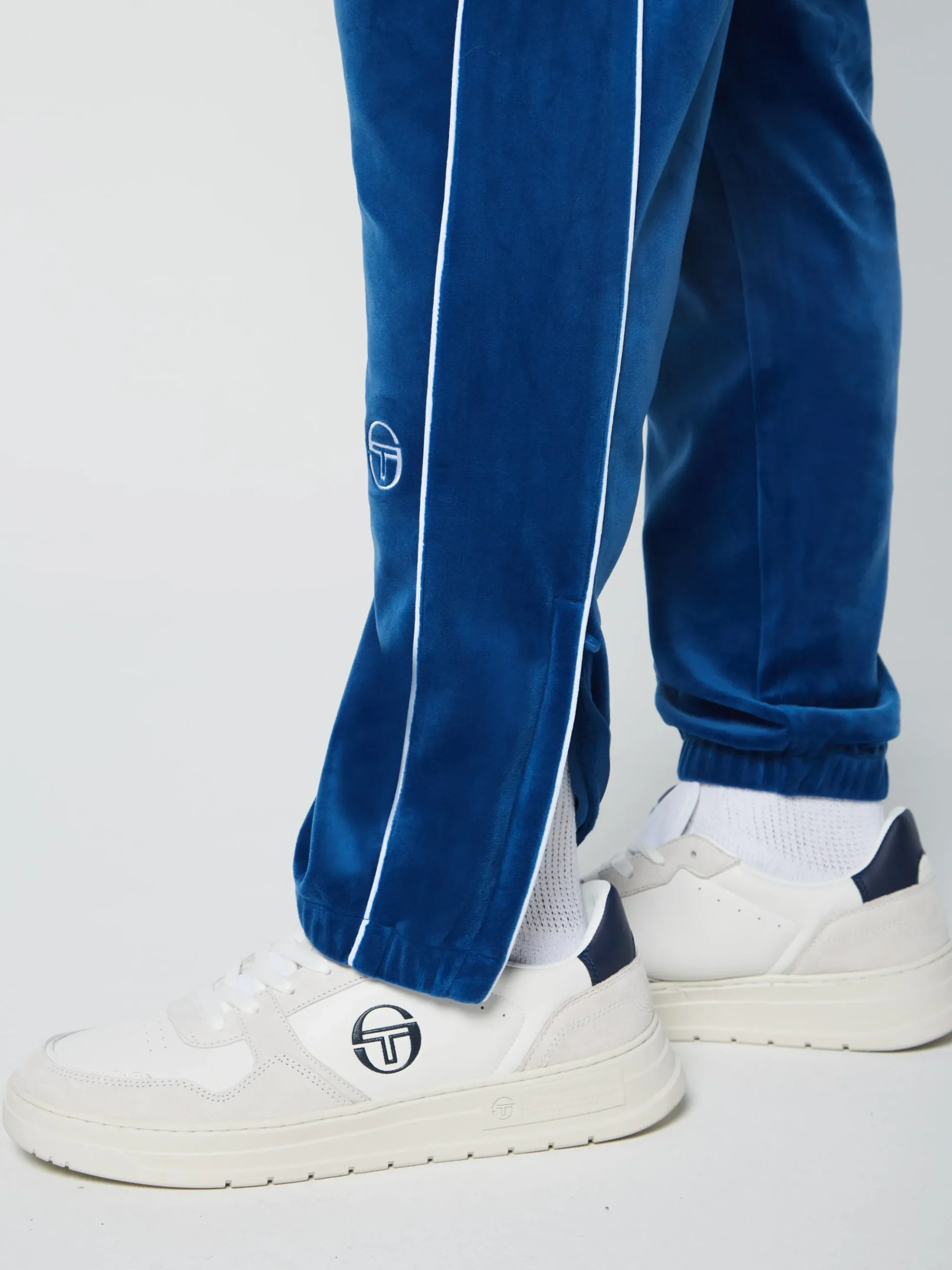 Sergio Tacchini Lioni Velour Track Pant Archivio- LIMOGES Clearance