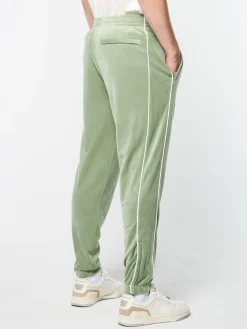 Sergio Tacchini Lioni Velour Track Pant- HEDGE GREEN New
