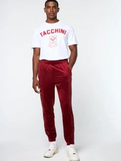 Sergio Tacchini Lioni Velour Track Pant- SUN DRIED TOMATO Hot