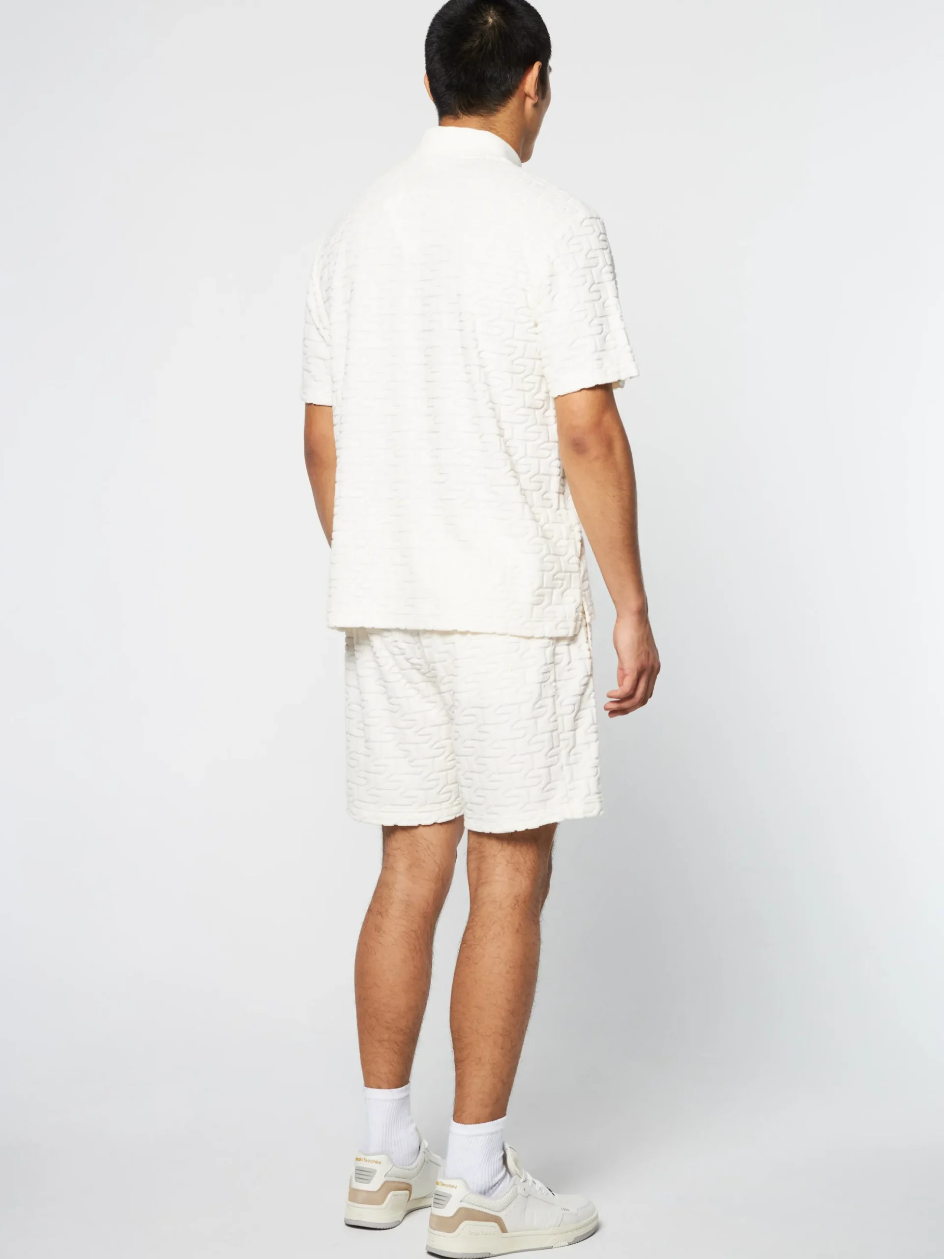 Sergio Tacchini Livata Monogram Polo- GARDENIA Best