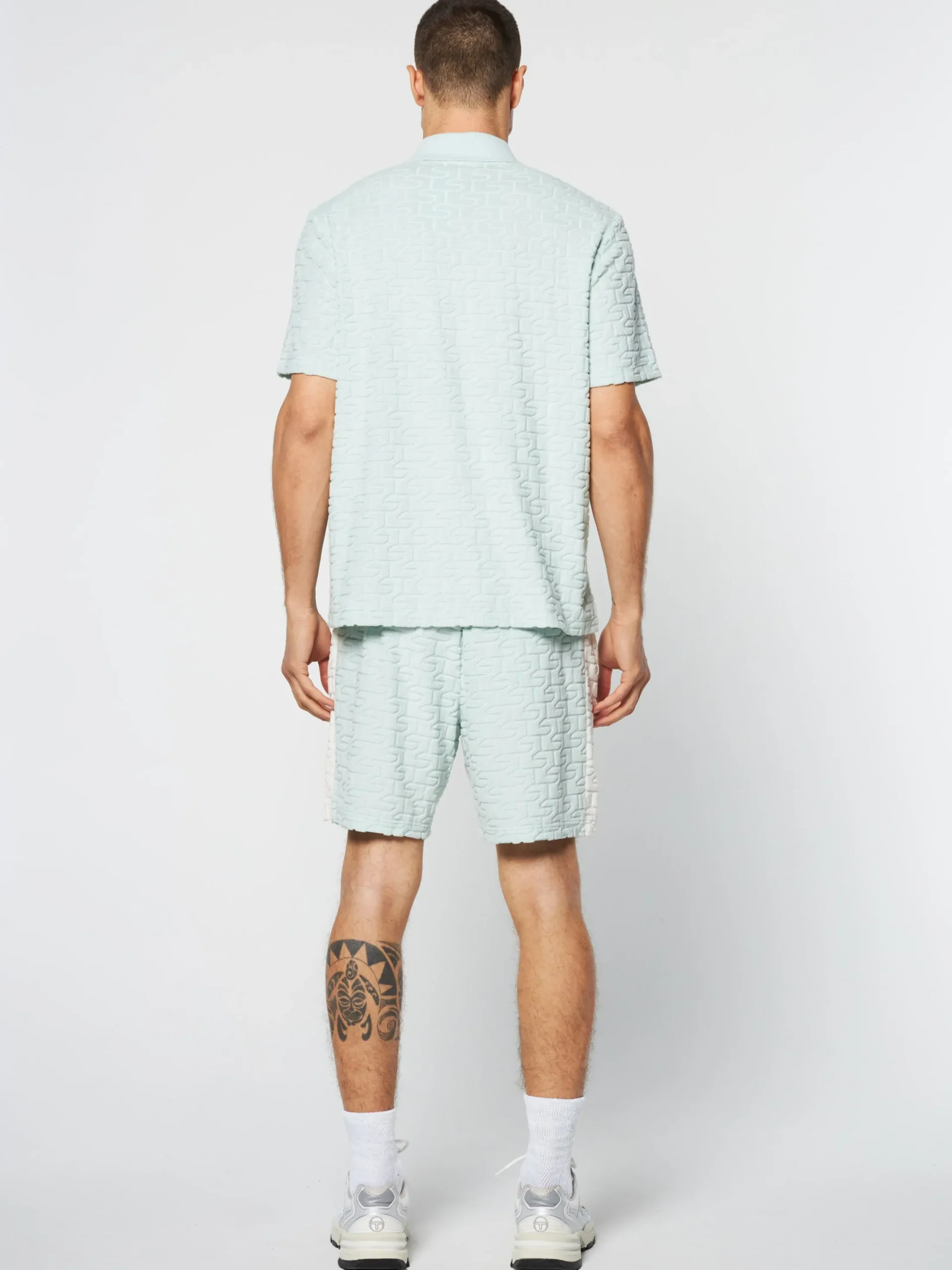 Sergio Tacchini Livata Monogram Polo- SURF SPRAY Best