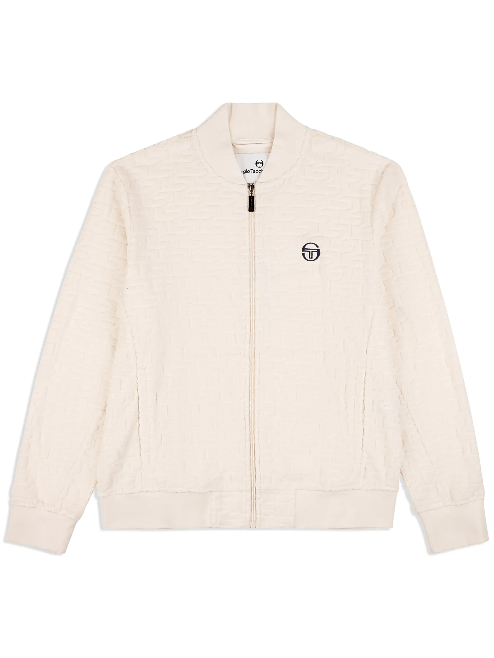 Sergio Tacchini Livata Monogram Track Jacket- GARDENIA New