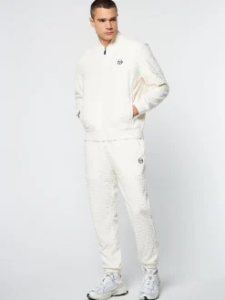 Sergio Tacchini Livata Monogram Track Jacket- GARDENIA New