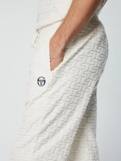 Sergio Tacchini Livata Monogram Track Pant- GARDENIA New