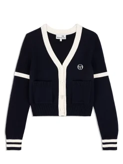 Sergio Tacchini Lucia Knit Cardigan- MARITIME BLUE Fashion