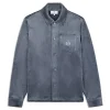 Sergio Tacchini Maglia Velour Overshirt- GRISAILLE Fashion