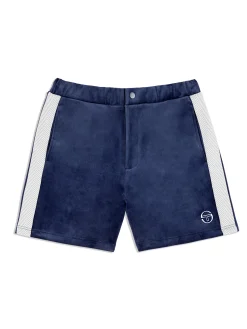 Sergio Tacchini Maglia Velour Short- MARITIME BLUE Sale