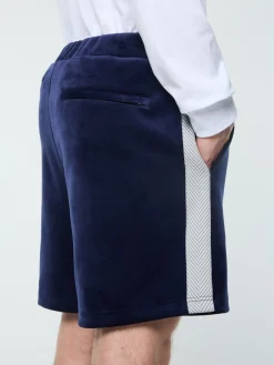 Sergio Tacchini Maglia Velour Short- MARITIME BLUE Sale