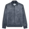 Sergio Tacchini Maglia Velour Track Jacket- GRISAILLE New