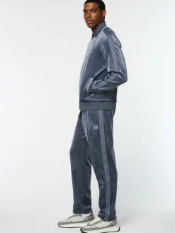 Sergio Tacchini Maglia Velour Track Jacket- GRISAILLE New