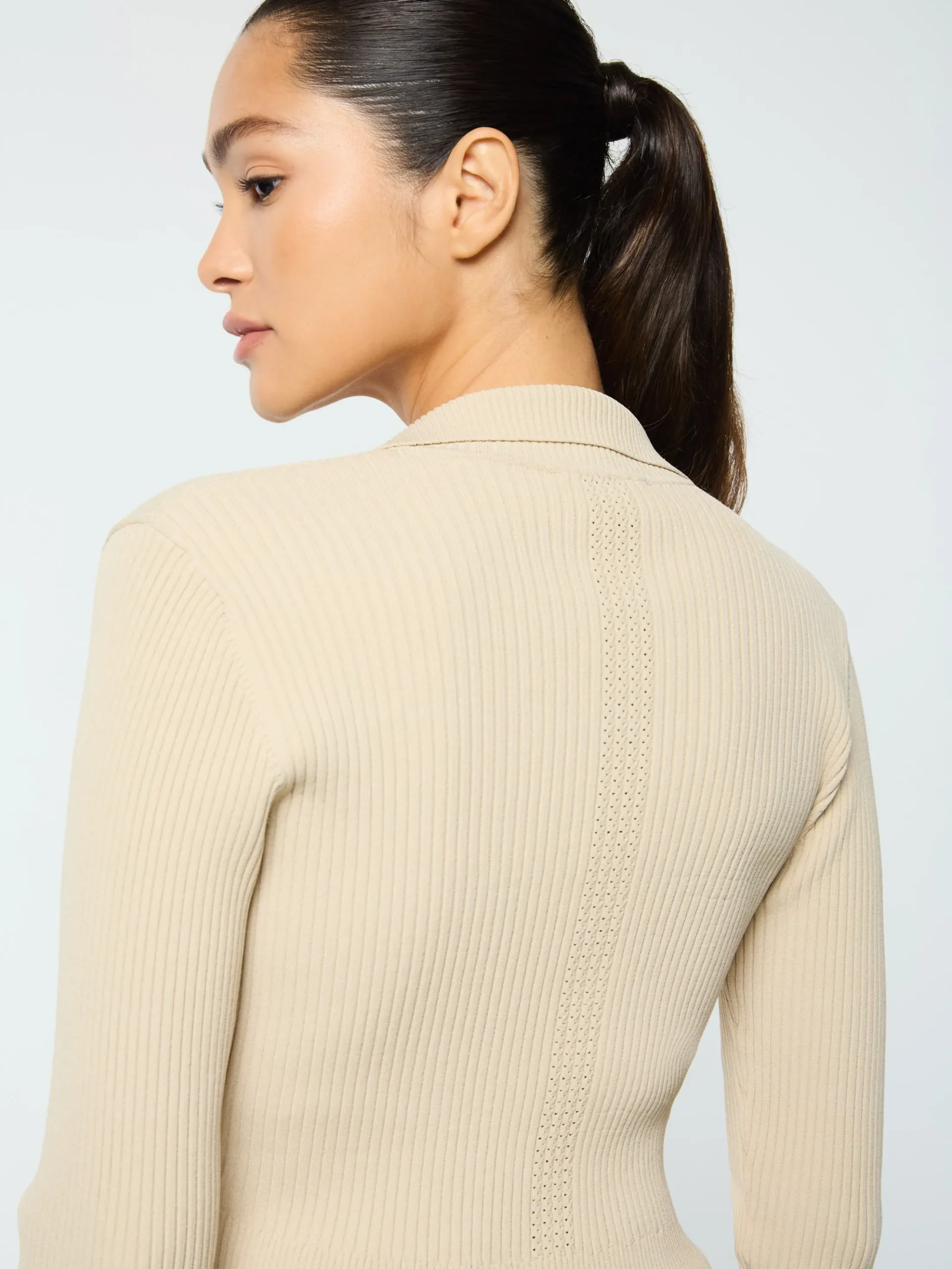 Sergio Tacchini Magreta Rib Cardigan- HUMUS Online