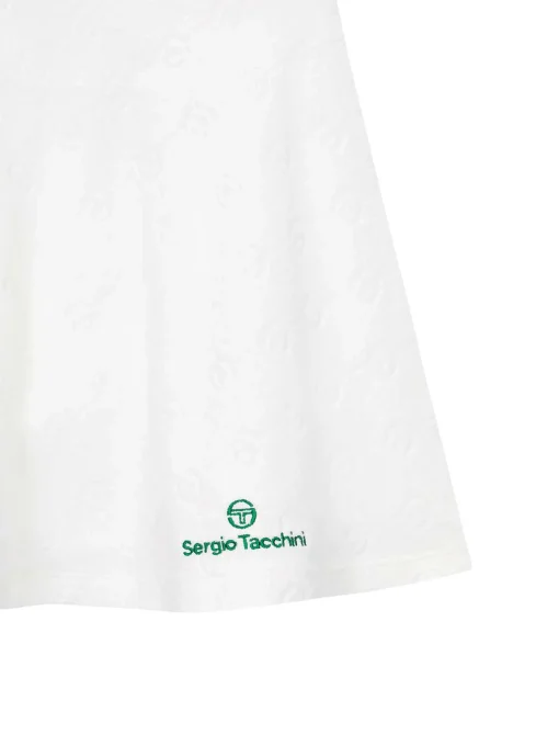 Sergio Tacchini MC Terry Flare Skirt- OFF WHITE Hot
