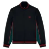 Sergio Tacchini Melfi Diver Track Jacket- BLACK BEAUTY Outlet