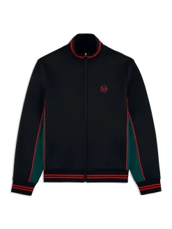 Sergio Tacchini Melfi Diver Track Jacket- BLACK BEAUTY Outlet
