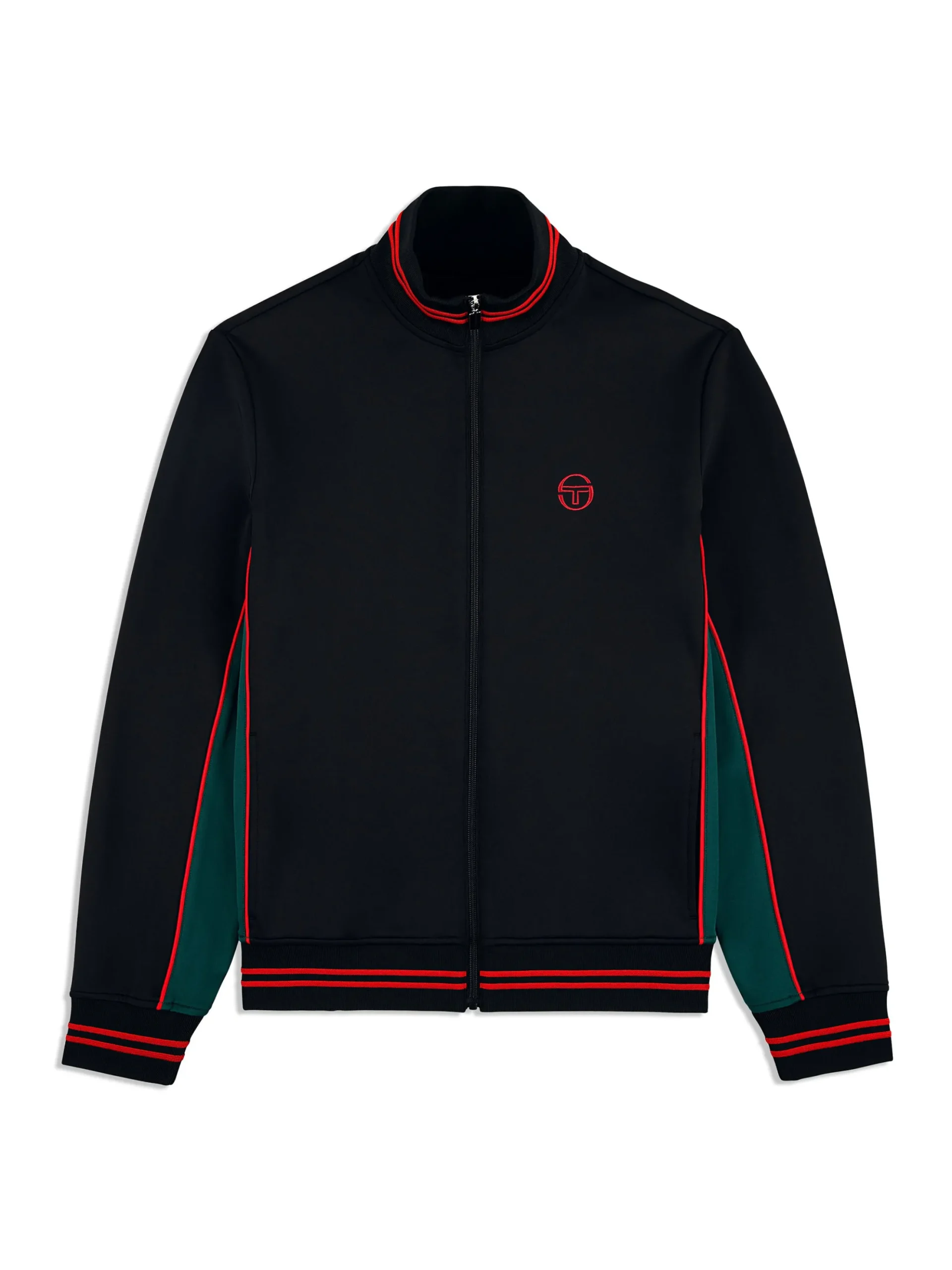 Sergio Tacchini Melfi Diver Track Jacket- BLACK BEAUTY Outlet