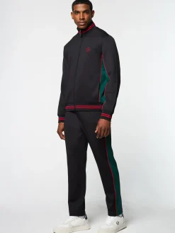 Sergio Tacchini Melfi Diver Track Jacket- BLACK BEAUTY Outlet