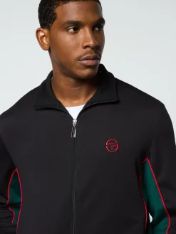 Sergio Tacchini Melfi Diver Track Jacket- BLACK BEAUTY Outlet