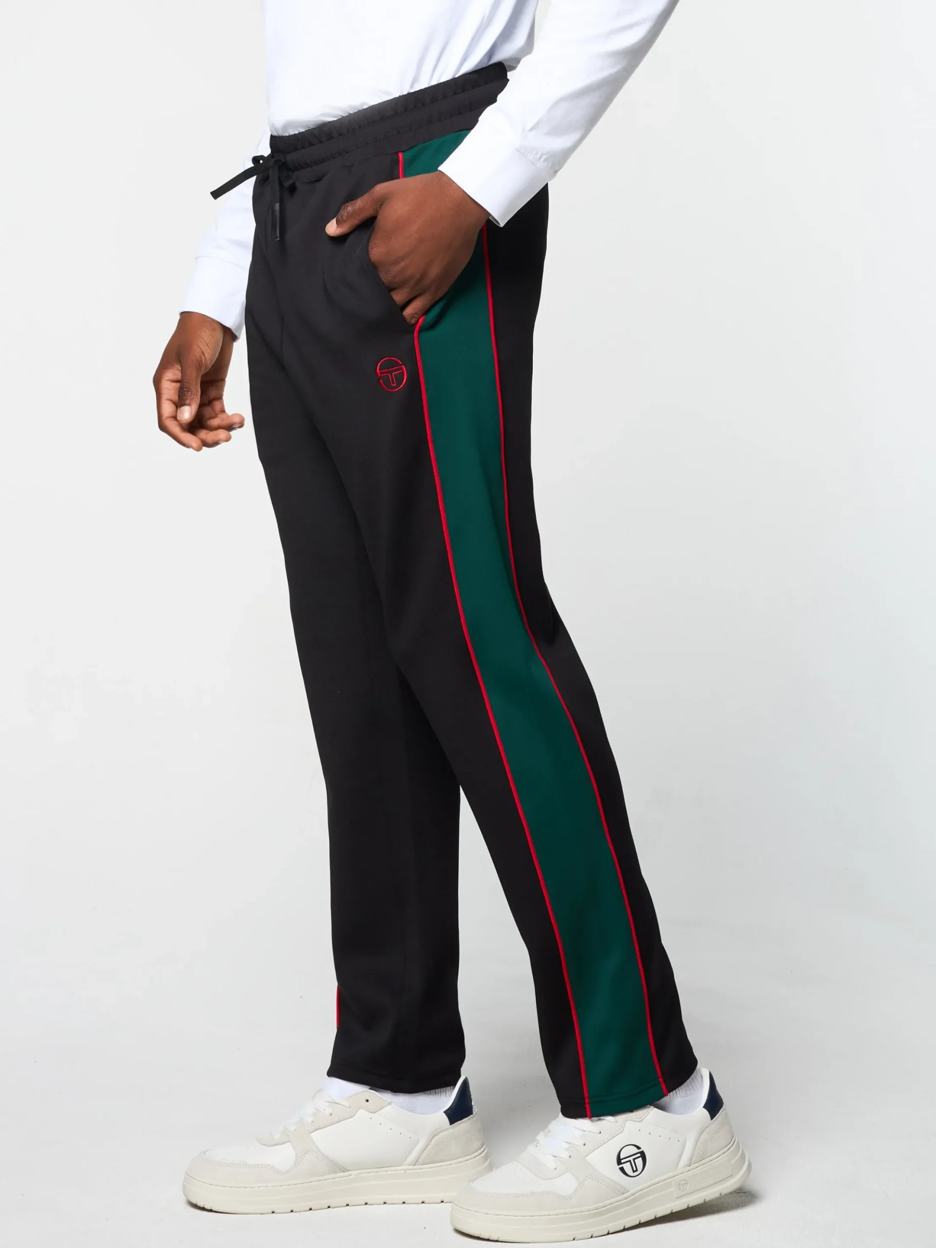 Sergio Tacchini Melfi Diver Track Pant- BLACK BEAUTY Sale