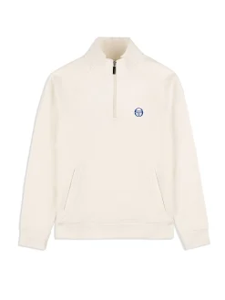 Sergio Tacchini Mezza Half Zip- GARDENIA Sale