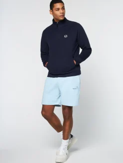 Sergio Tacchini Mezza Half Zip- MARITIME BLUE Hot
