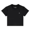 Sergio Tacchini Mirano Fitted Crop Top- BLACK BEAUTY Outlet
