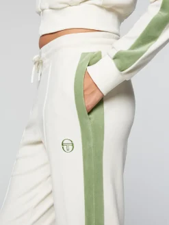 Sergio Tacchini Miss Carlotta Velour Track Pant- GARDENIA Discount