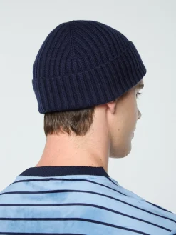 Sergio Tacchini Monk Knit Beanie- MARITIME BLUE Fashion