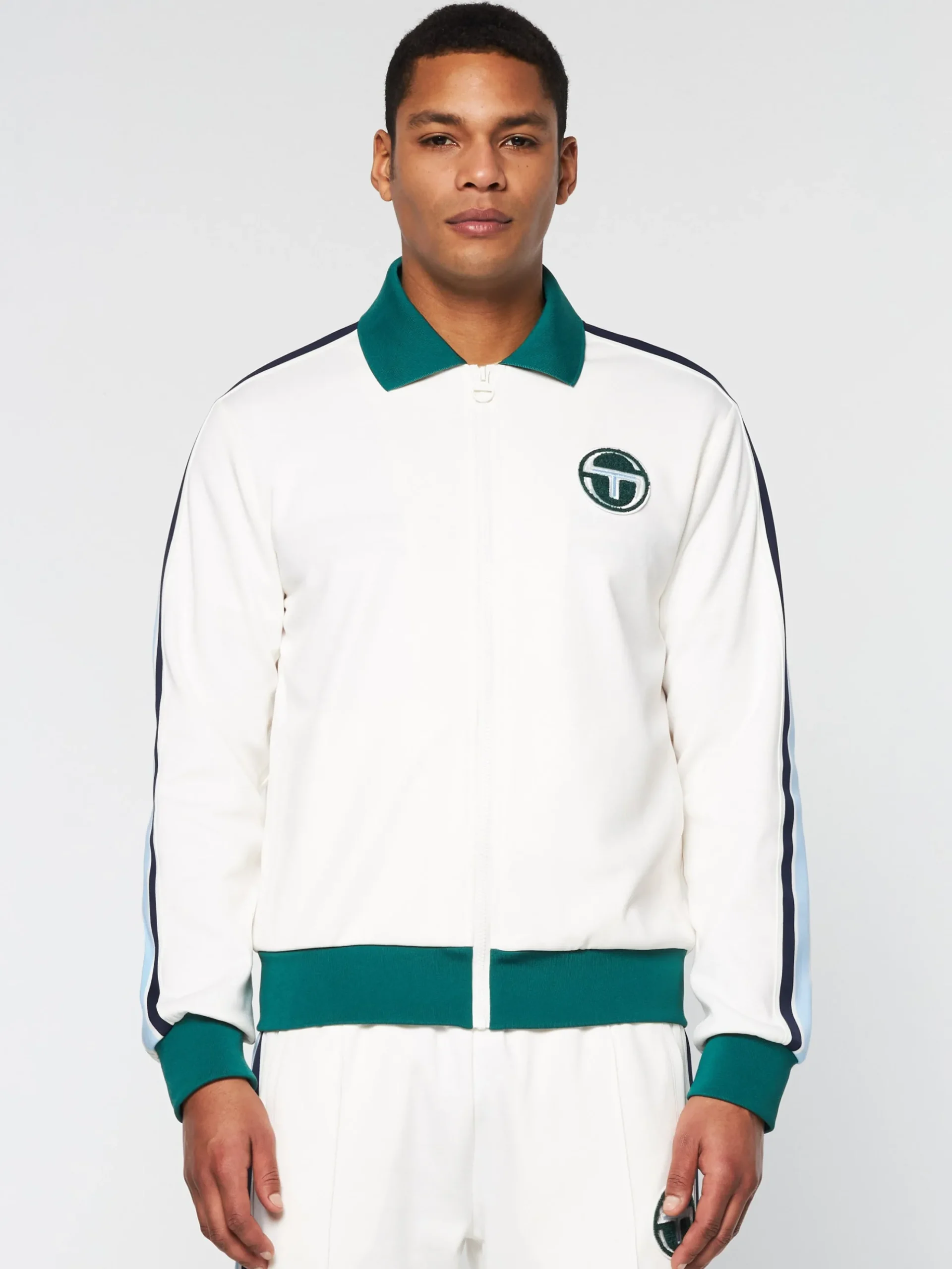 Sergio Tacchini Monte Track Jacket Archivio- GARDENIA Discount