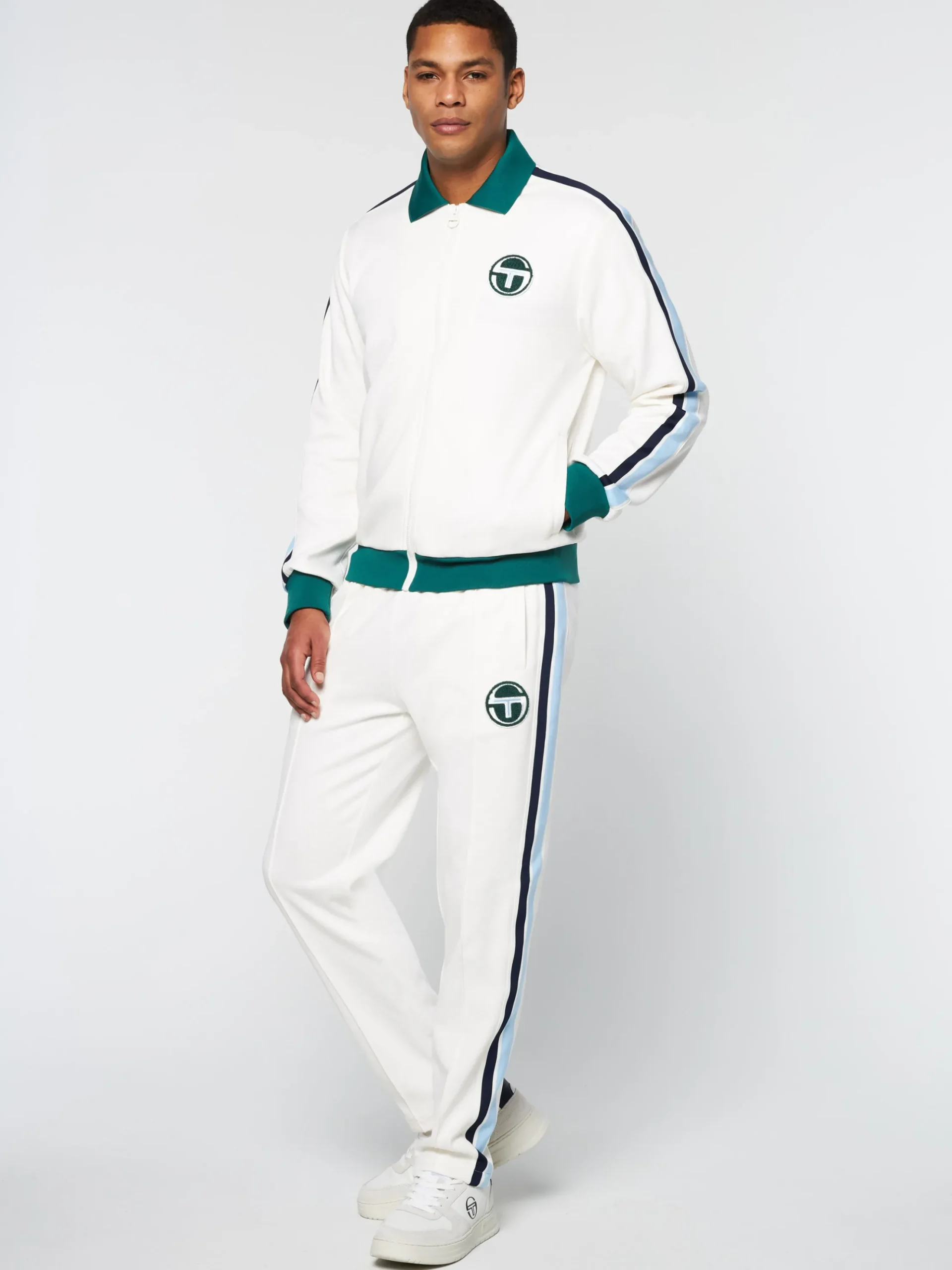 Sergio Tacchini Monte Track Jacket Archivio- GARDENIA Discount