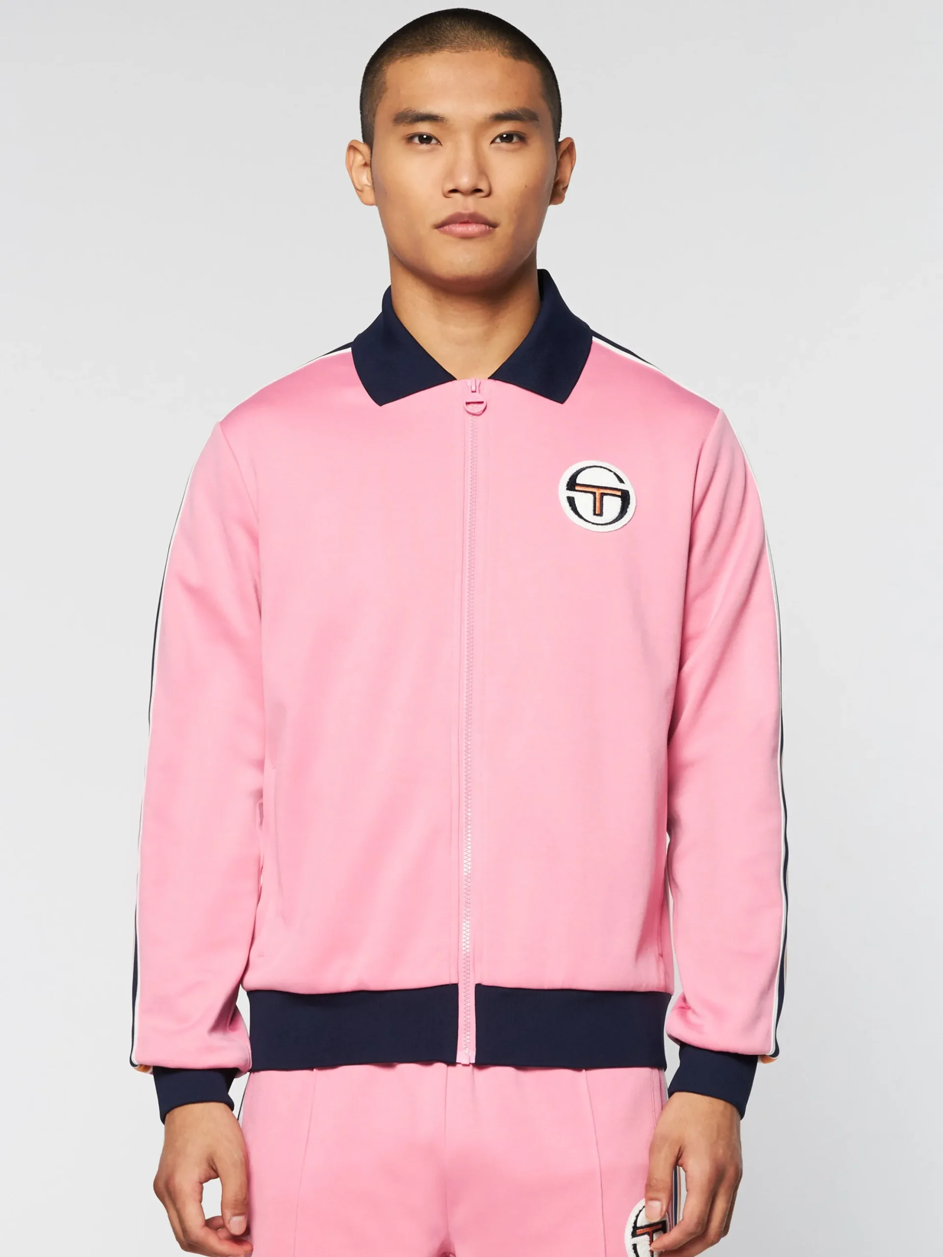 Sergio Tacchini Monte Track Jacket Archivio- WILD ROSE Discount