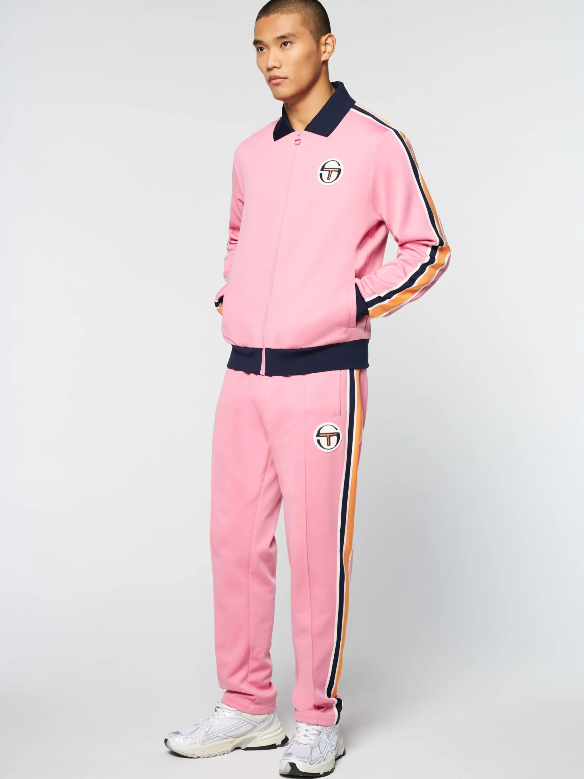 Sergio Tacchini Monte Track Jacket Archivio- WILD ROSE Discount