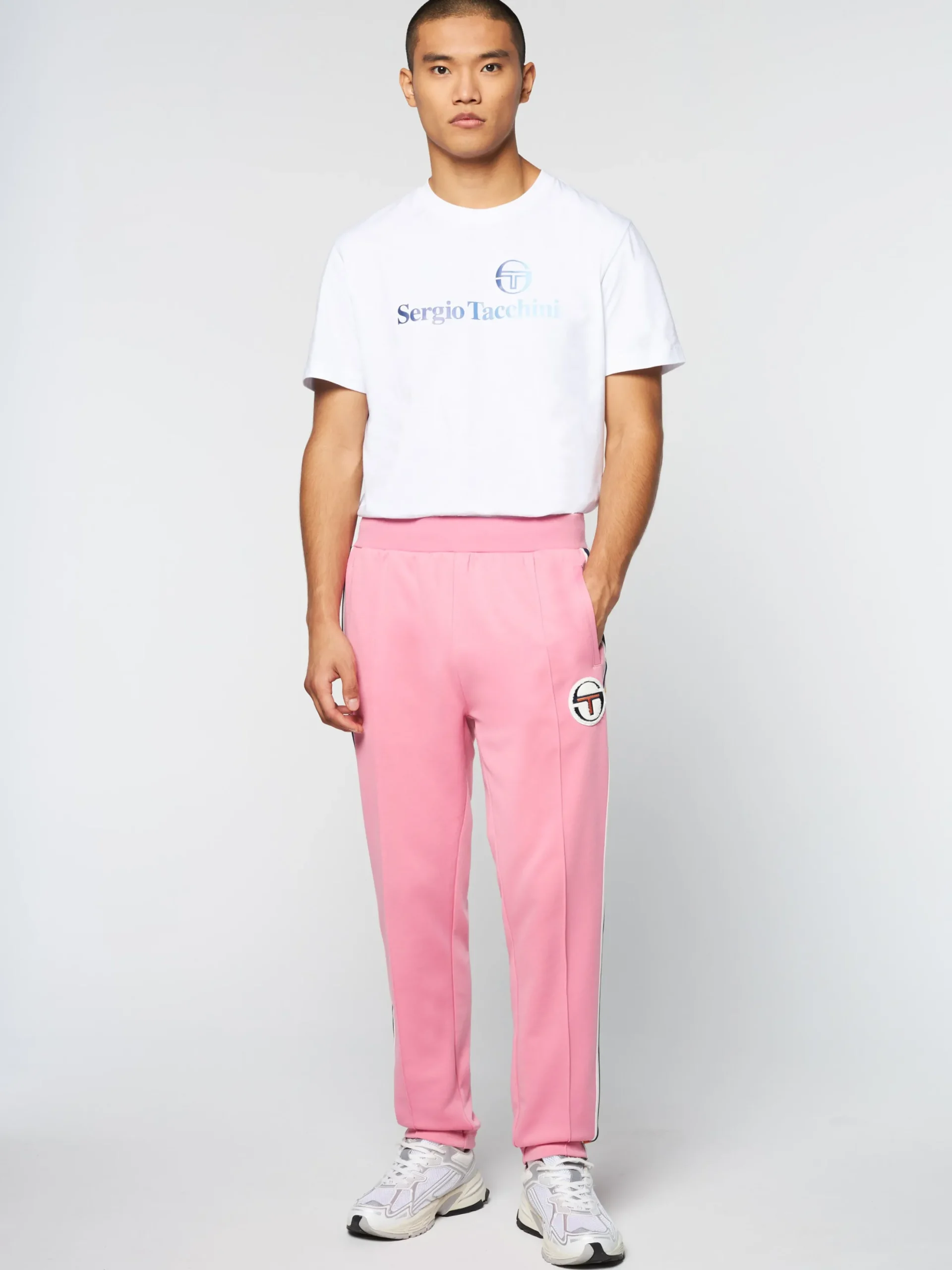 Sergio Tacchini Monte Track Pant Archivio- WILD ROSE Clearance
