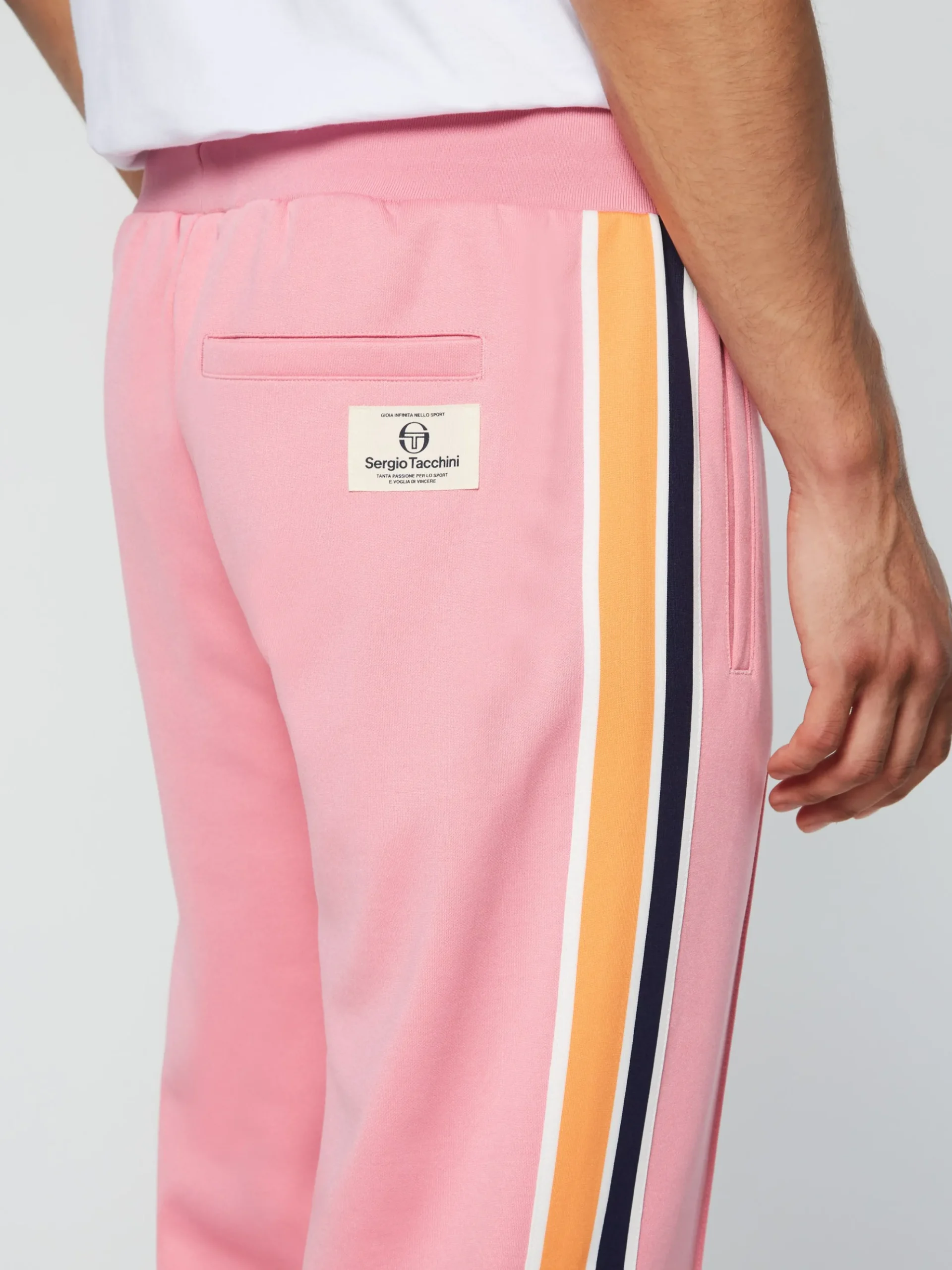 Sergio Tacchini Monte Track Pant Archivio- WILD ROSE Clearance