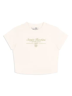 Sergio Tacchini Nicola Graphic T-Shirt- GARDENIA Hot