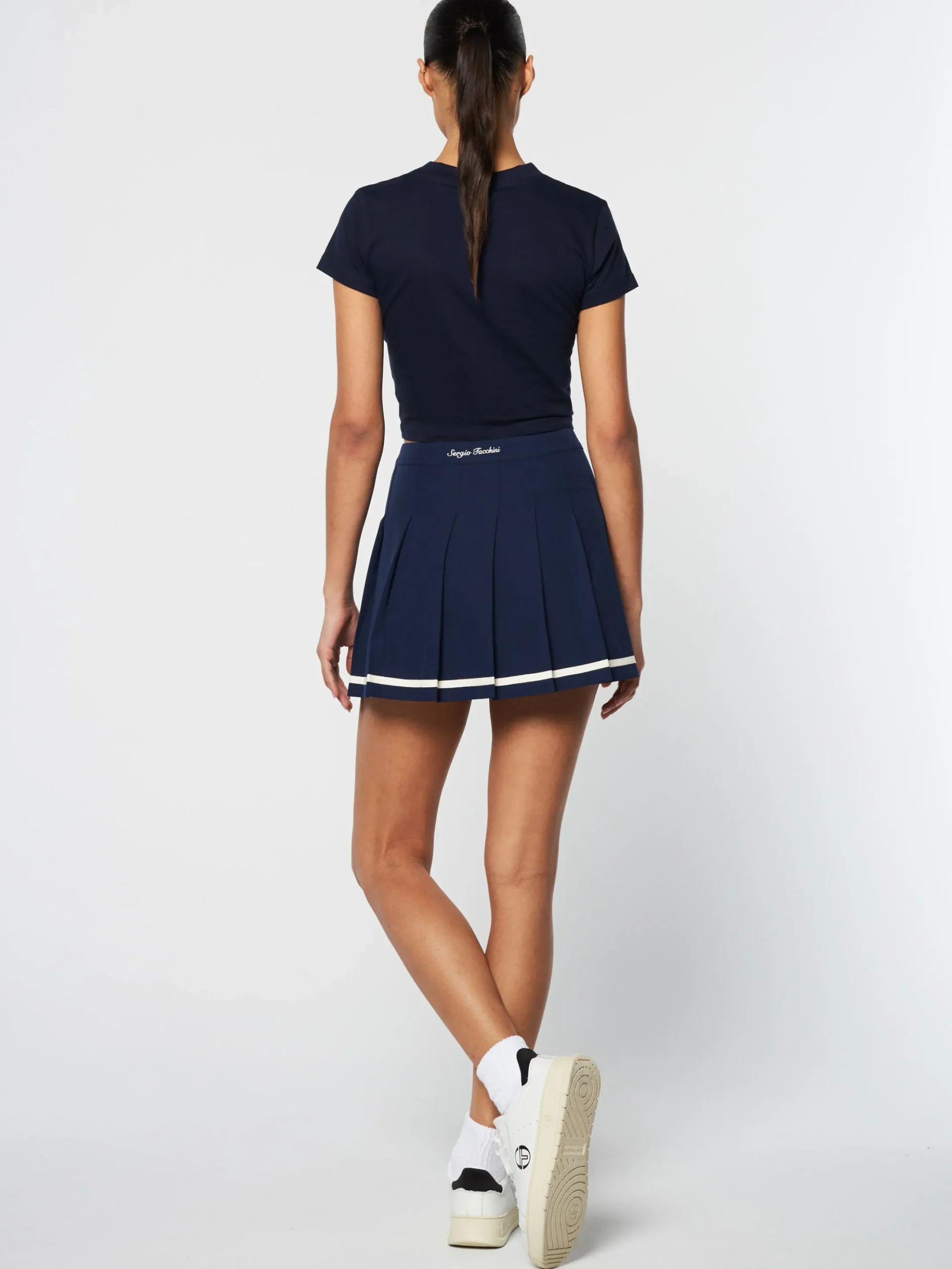 Sergio Tacchini Nicola Graphic T-Shirt- MARITIME BLUE Hot