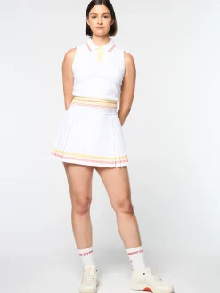 Sergio Tacchini Noale Tennis Wrap Skirt- BRILLIANT WHITE Outlet