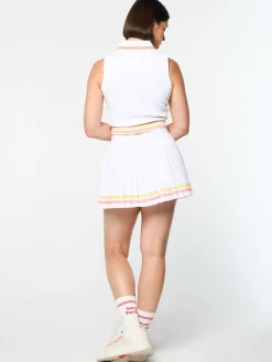 Sergio Tacchini Noale Tennis Wrap Skirt- BRILLIANT WHITE Outlet