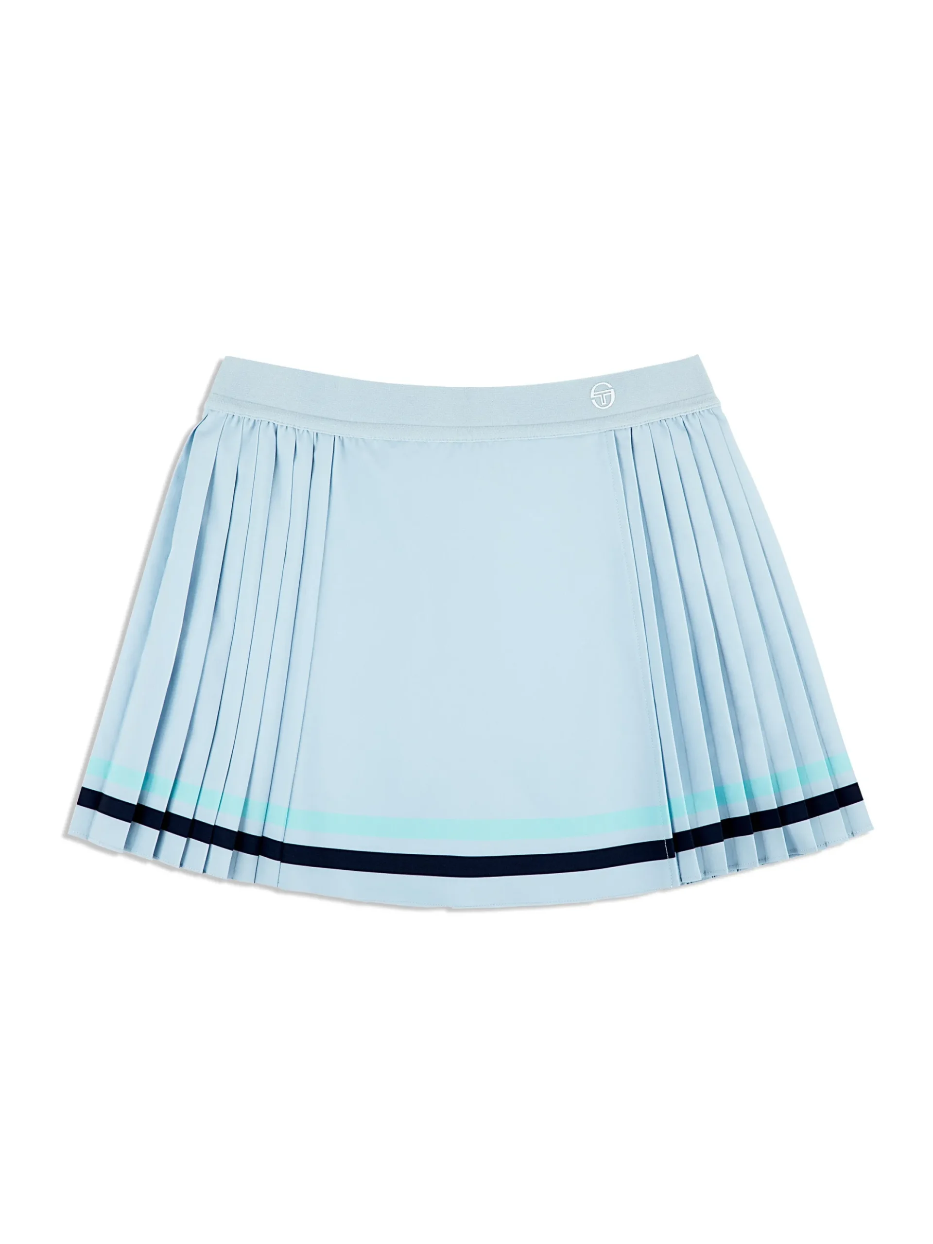 Sergio Tacchini Noale Tennis Wrap Skirt- CELESTIAL BLUE New