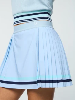 Sergio Tacchini Noale Tennis Wrap Skirt- CELESTIAL BLUE New