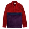 Sergio Tacchini Noci Velour Long Sleeve Polo- SUN DRIED TOMATO Clearance