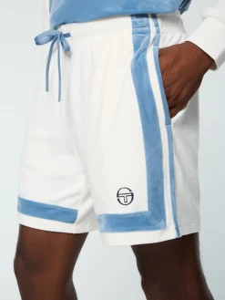 Sergio Tacchini Noci Velour Short- GARDENIA Fashion